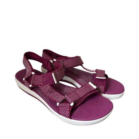 Cloudsteppers By Clarks Sandals Adjustable Straps Comfort Support Women’s 11 - Picture 1 of 5